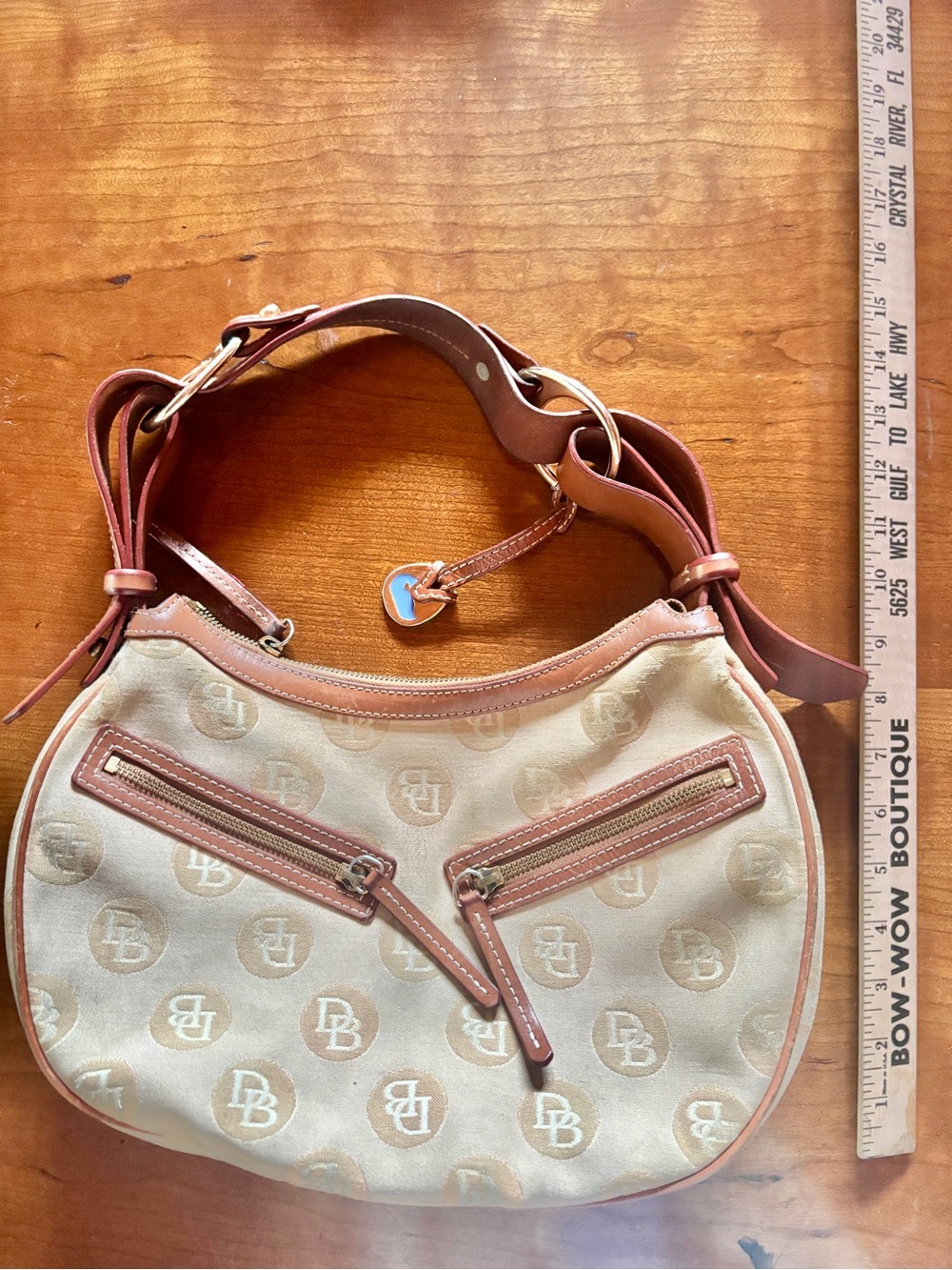 vintage y2k dooney & bourke monogram hobo bag GUC - Picture 14 of 15